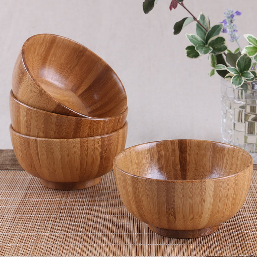 LARGE WOODEN TIGELA BOWL 