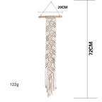 TAPISSERIE MURALE SUSPENDUE EN MACRAMÉ. STYLE BOHO. FAIT A LA MAIN