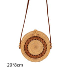 SAC À BANDOULIÈRE VINTAGE  EN ROTIN - BOSSOUASHOP