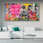 GRAFFITI ART CANVAS PRINT