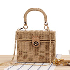 SAC À BANDOULIÈRE VINTAGE  EN ROTIN - BOSSOUASHOP