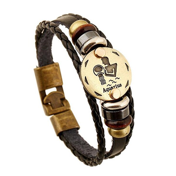 12 CONSTELLATIONS LEATHER STRAP 