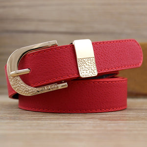 CEINTURE TEXTURE PEAU POUR FEMMES