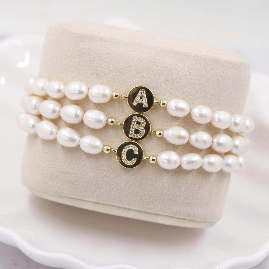 BRACELET EN PERLES NATURELLES POUR FEMMES