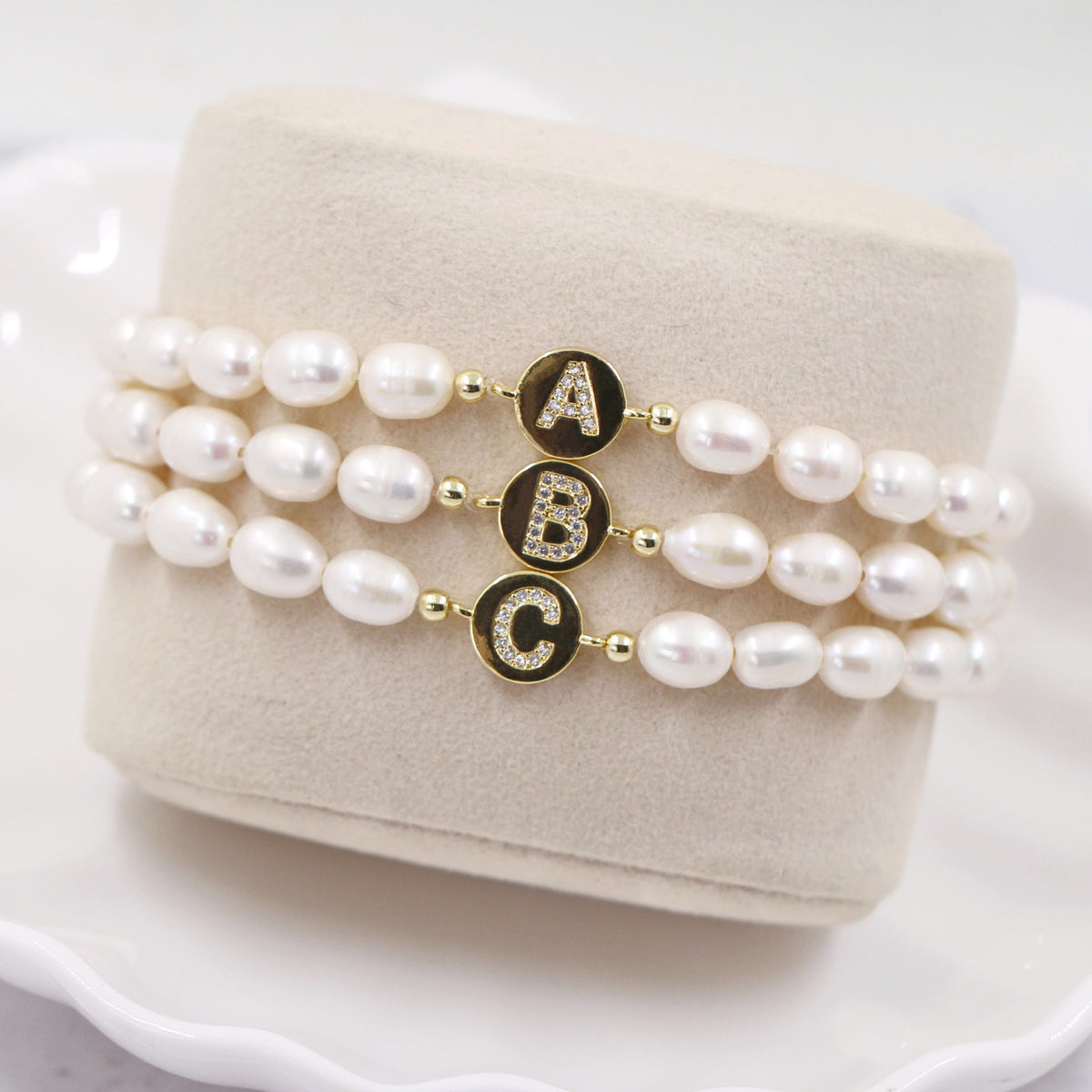 BRACELET EN PERLES NATURELLES POUR FEMMES