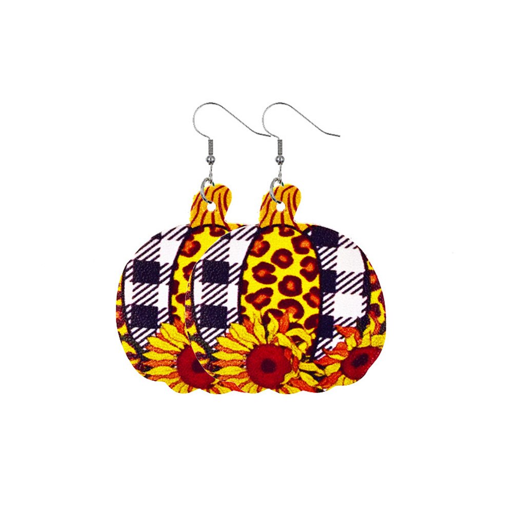 BOUCLES D'OREILLES EN CUIR D'ÉRABLE