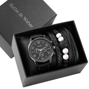 MONTRE NUMERIQUE A QUARTZ POUR HOMMES (COFFRET CADEAU) - BOSSOUASHOP