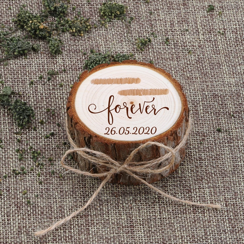 BOITE A BIJOUX RUSTIQUE EN BOIS (idéal fiançailles) - BOSSOUASHOP