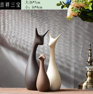 MODERN CERAMIC FIGURINES 