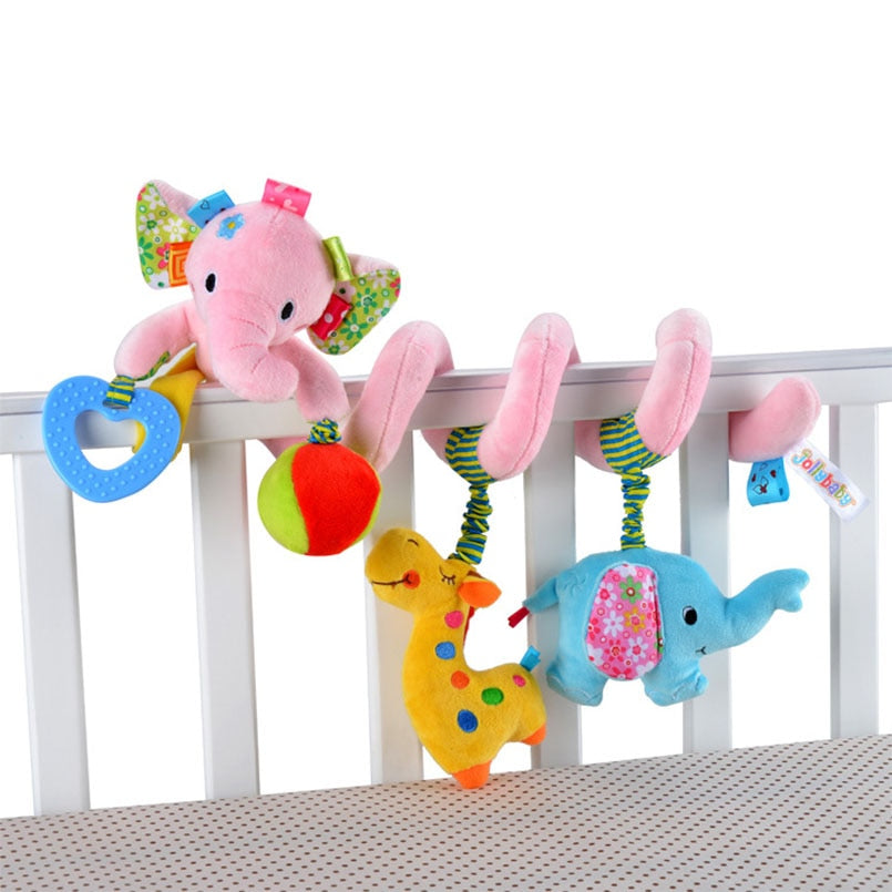 HOCHET EN PELUCHE À SUSPENDRE EN SPIRALE