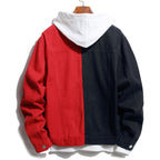 VESTE EN JEAN BICOLORE