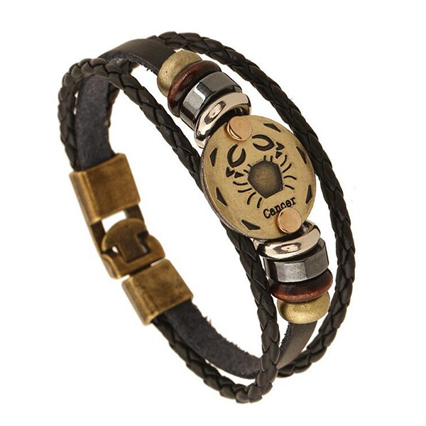 12 CONSTELLATIONS LEATHER STRAP 