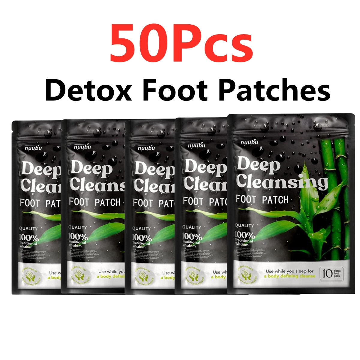 PATCHS DETOX VITAUX POUR LES PIEDS