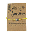 BRACELETS D'AMITIÉS TOURNESOL -VINTAGE - BOSSOUASHOP