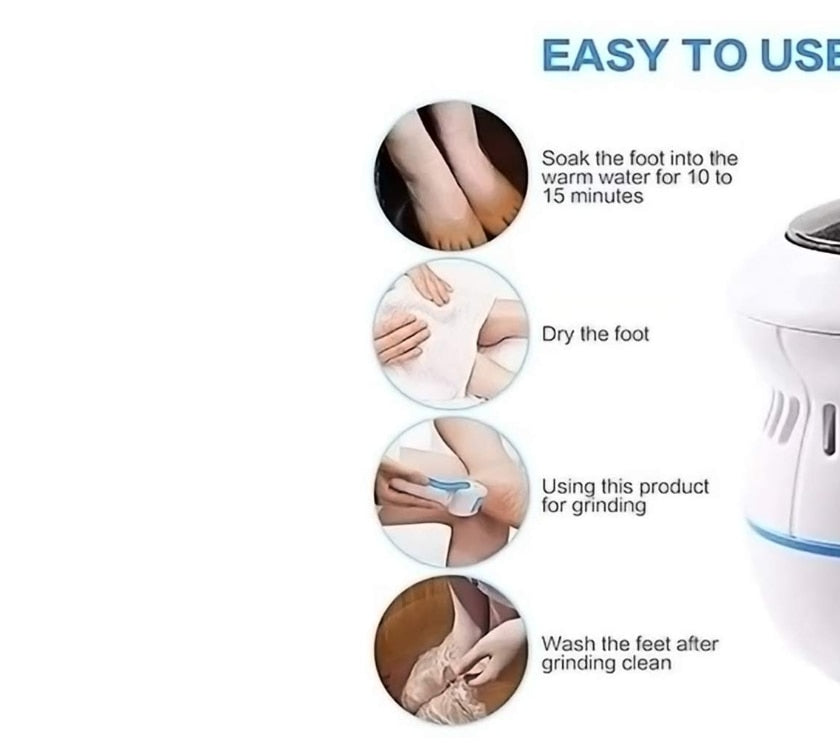 BROYEUR ELECTRIQUE POUR LES PIEDS A PEAU MORTE