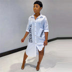 CHEMISE ROBE - MODE CHIC PATCHWORK