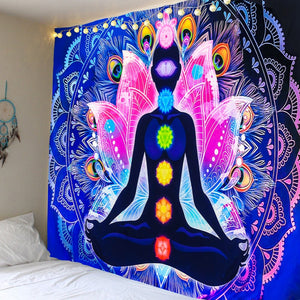 HIPPY WALL TAPESTRY 