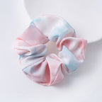 SCRUNCHIE EN SOIE FAIT A LA MAIN - BOSSOUASHOP