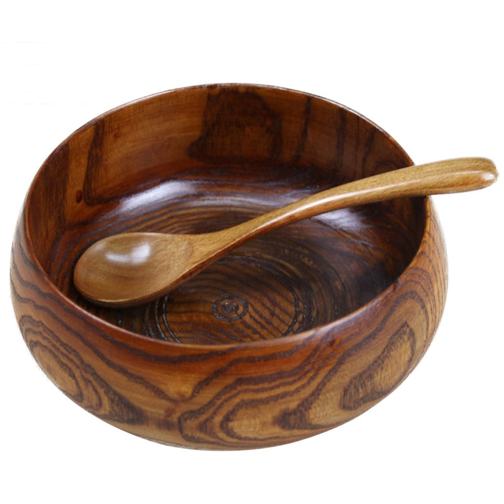 LARGE WOODEN TIGELA BOWL 