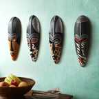 RETRO RESIN CREATIVE ETHNIC MASKS 