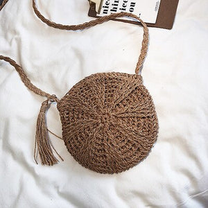 RATTAN SHOULDER BAG 