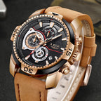MONTRE TOP MARQUE DE LUXE EN CUIR - BOSSOUASHOP