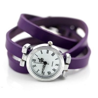 MONTRE LONGUE EN CUIR POUR FEMMES - BOSSOUASHOP