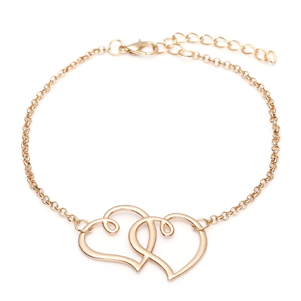 BRACELET DE CHEVILLE OR ARGENT