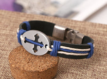 Charger l&#39;image dans la galerie, BRACELET EN CUIR TRESSÉ
