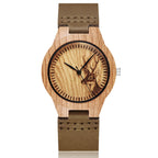 MONTRE -BRACELET EN BOIS IMITATION CERF-UNISEXE - BOSSOUASHOP
