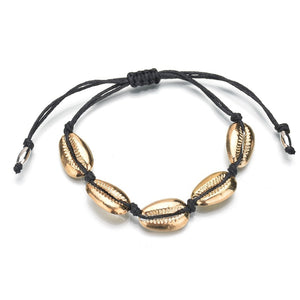 BRACELET DE CHEVILLE EN COQUILLAGE NATUREL