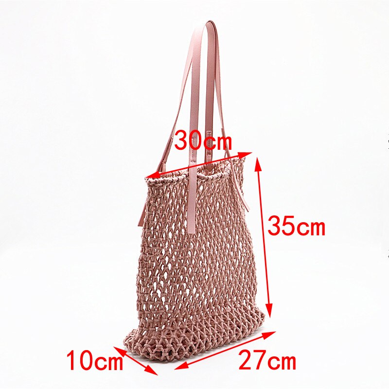 SAC A BANDOULIÈRE EN FILET TISSE - BOSSOUASHOP