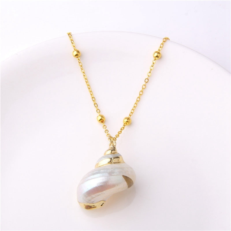 COLLIER BOHO EN COQUILLAGE