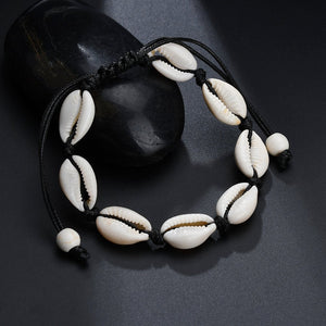 BRACELET DE CHEVILLE EN COQUILLAGE NATUREL