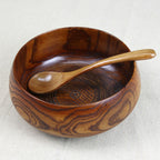 LARGE WOODEN TIGELA BOWL 