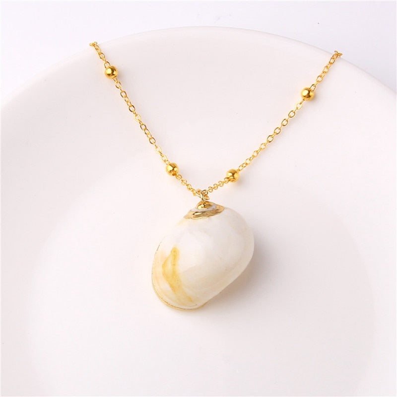COLLIER BOHO EN COQUILLAGE