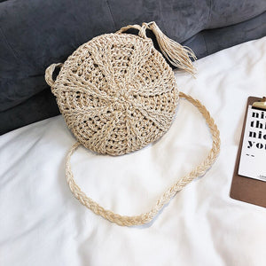 RATTAN SHOULDER BAG 