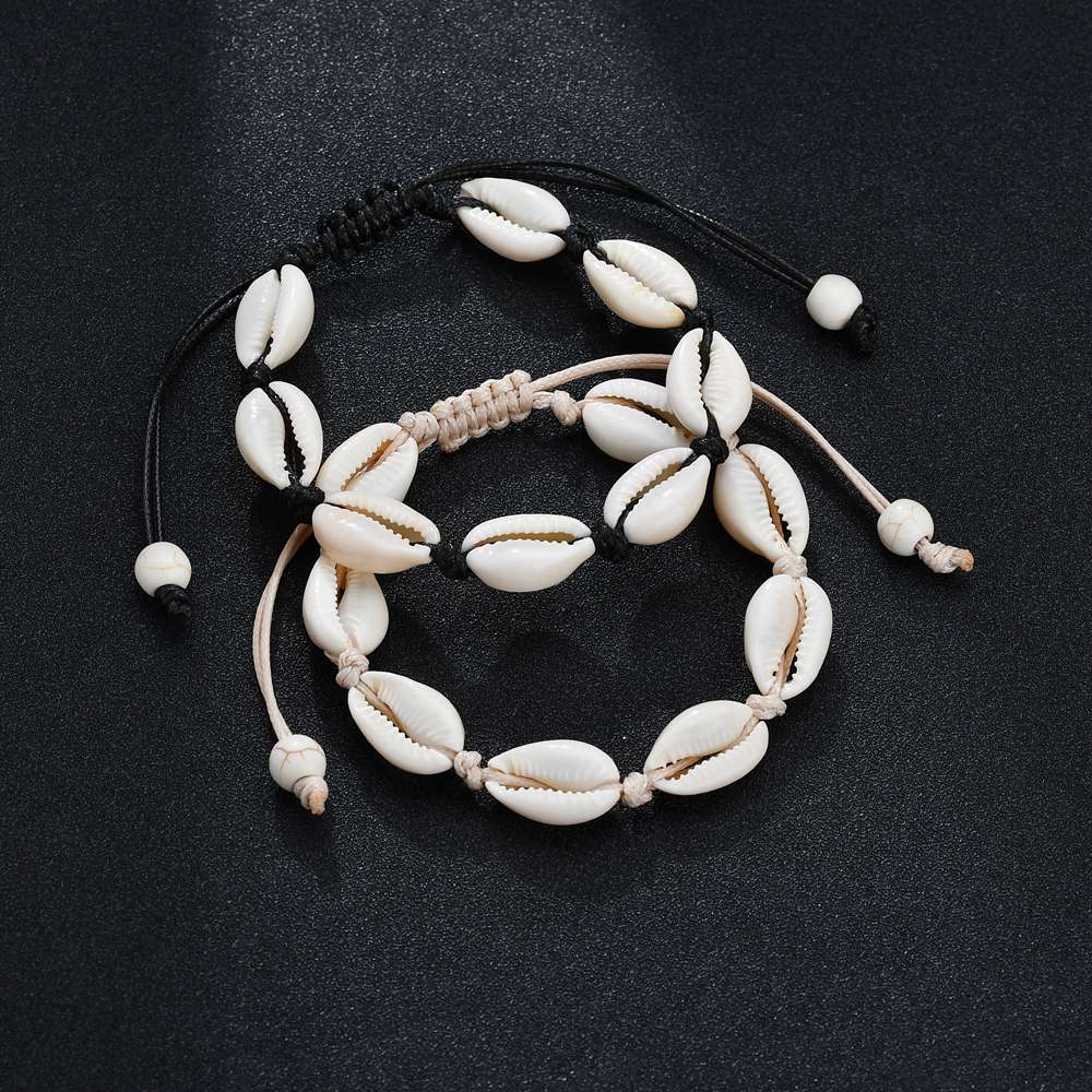 NATURAL SHELL ANKLE BRACELET 