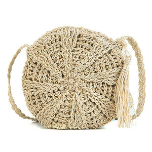 RATTAN SHOULDER BAG 