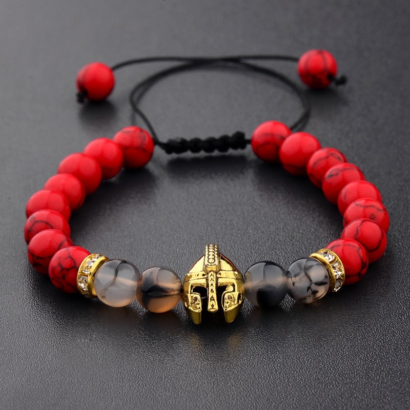RED TURQUOISE STONE BRACELET 