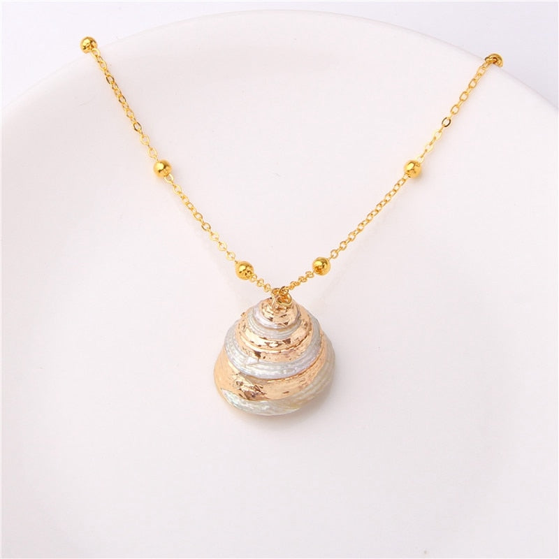COLLIER BOHO EN COQUILLAGE