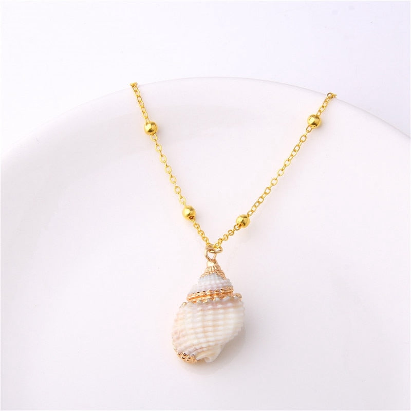 COLLIER BOHO EN COQUILLAGE