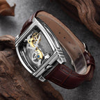 MONTRE MECANIQUE TRANSPARENTE ET AUTOMATIQUE POUR HOMMES - BOSSOUASHOP