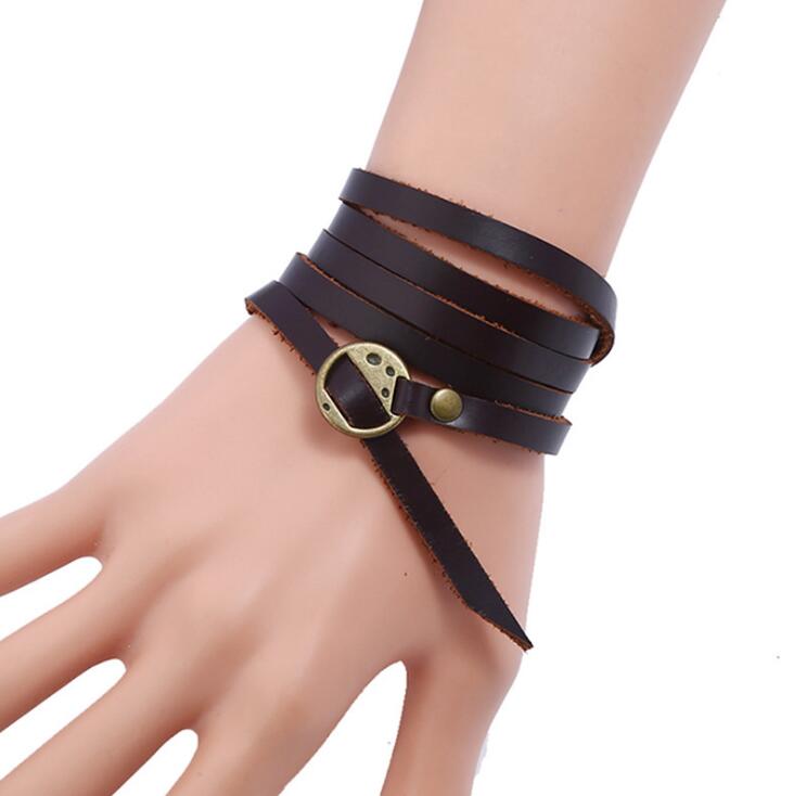 BRACELET EN CUIR TRESSÉ