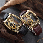 MONTRE MECANIQUE TRANSPARENTE ET AUTOMATIQUE POUR HOMMES - BOSSOUASHOP