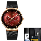 MONTRE À QUARTZ ULTRA-MINCE POUR HOMMES