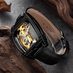 MONTRE MECANIQUE TRANSPARENTE ET AUTOMATIQUE POUR HOMMES - BOSSOUASHOP