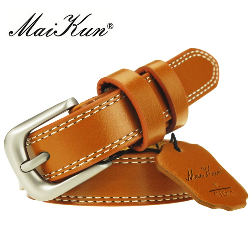 CEINTURE EN CUIR VÉRITABLE POUR FEMMES