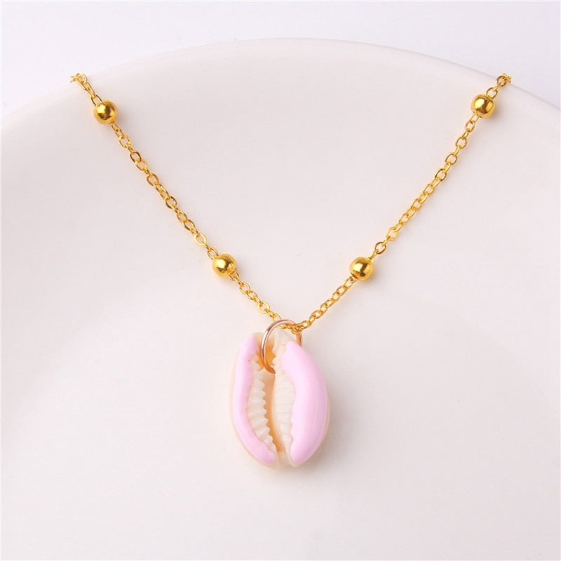 COLLIER BOHO EN COQUILLAGE