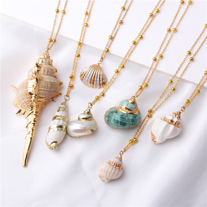COLLIER BOHO EN COQUILLAGE